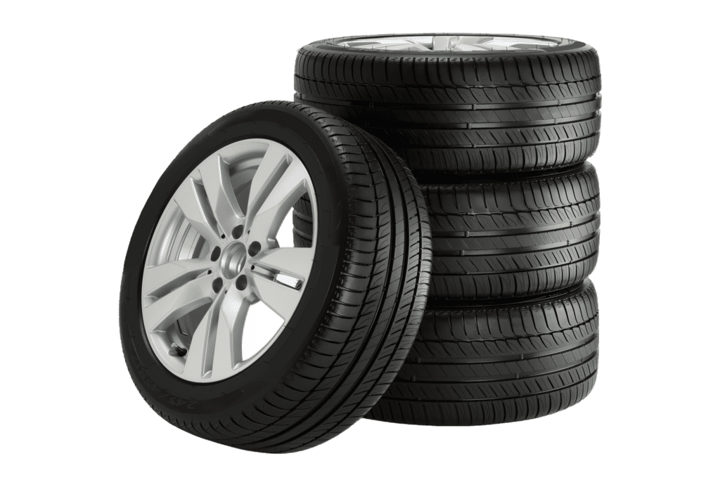 Tyres and alloy wheel