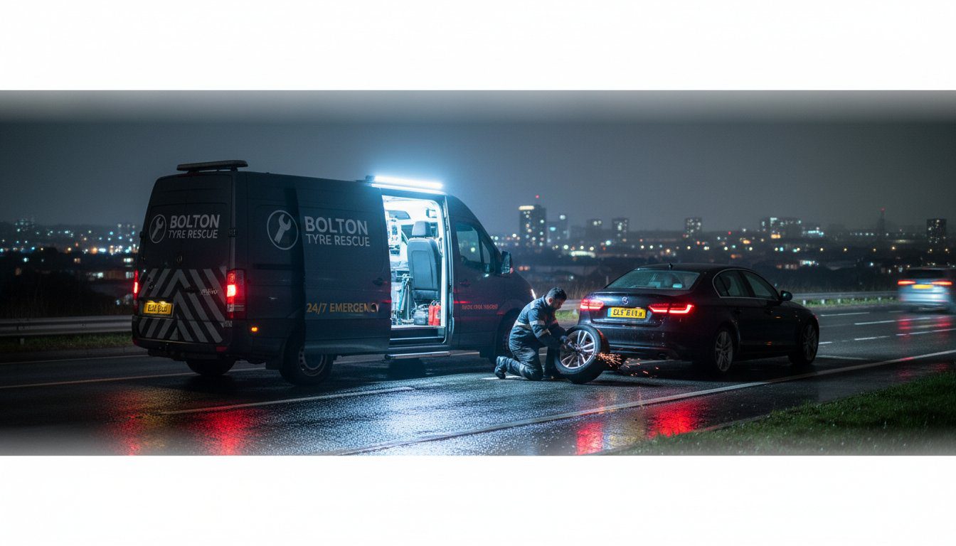 24 Hour Tyres Near Me in Bolton: Your Guide to Emergency Mobile Fitting in 2026